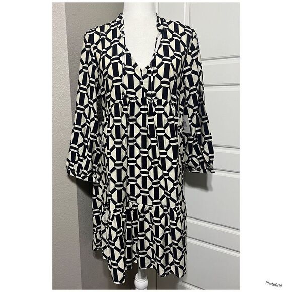 Ellen Tracy Long Sleeve Dress - Picture 1 of 2